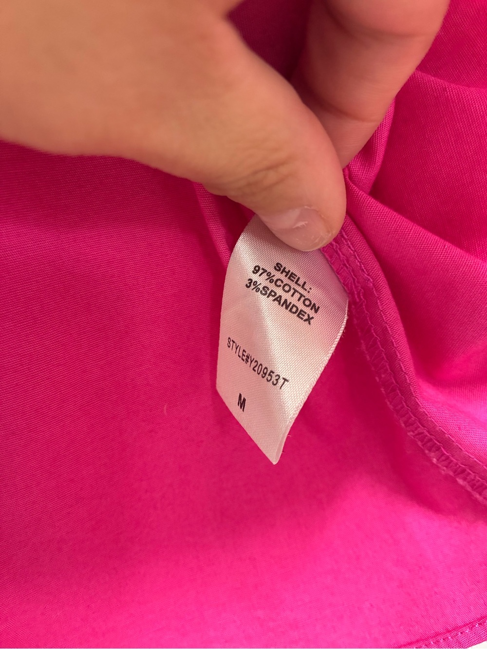 Pomander Place V-Neck Puff Sleeve Tunic in Hot Pink - Picture 7 of 9